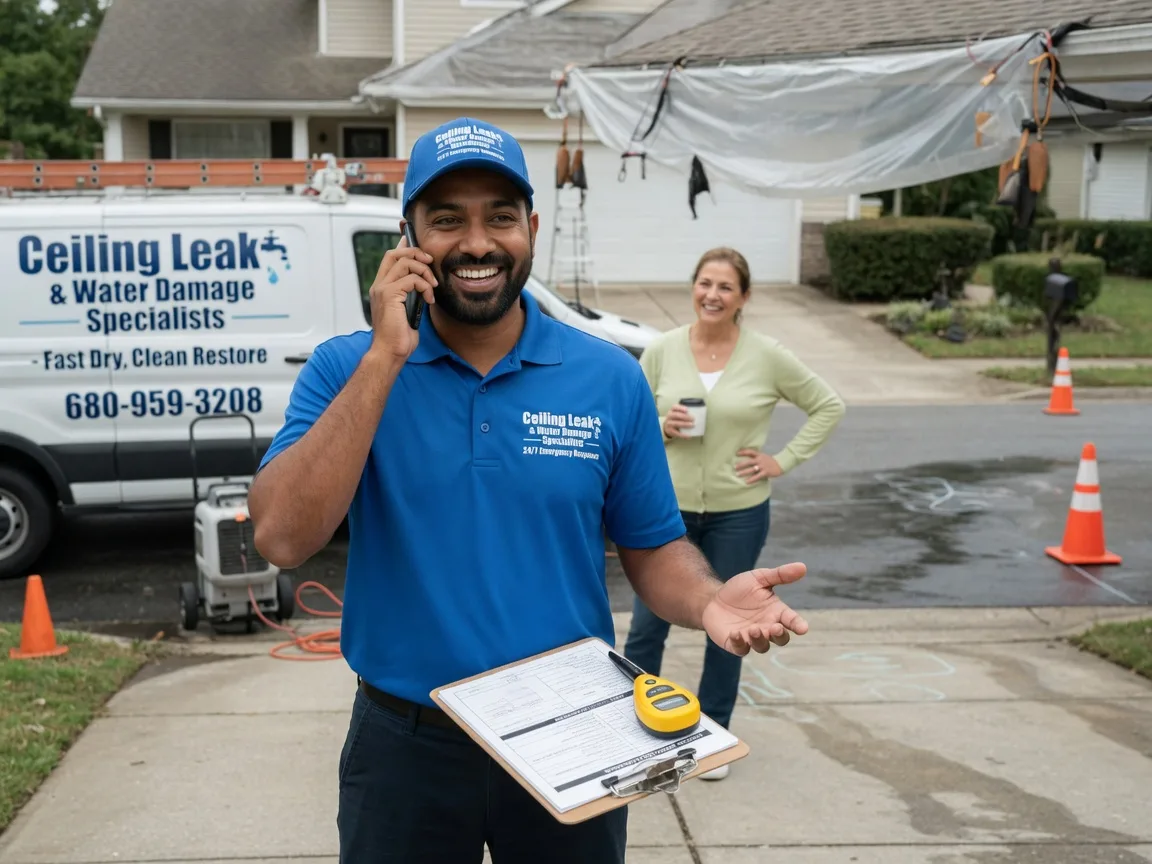 Ceiling Leak Cleanup Bakerstown, PA FAQs